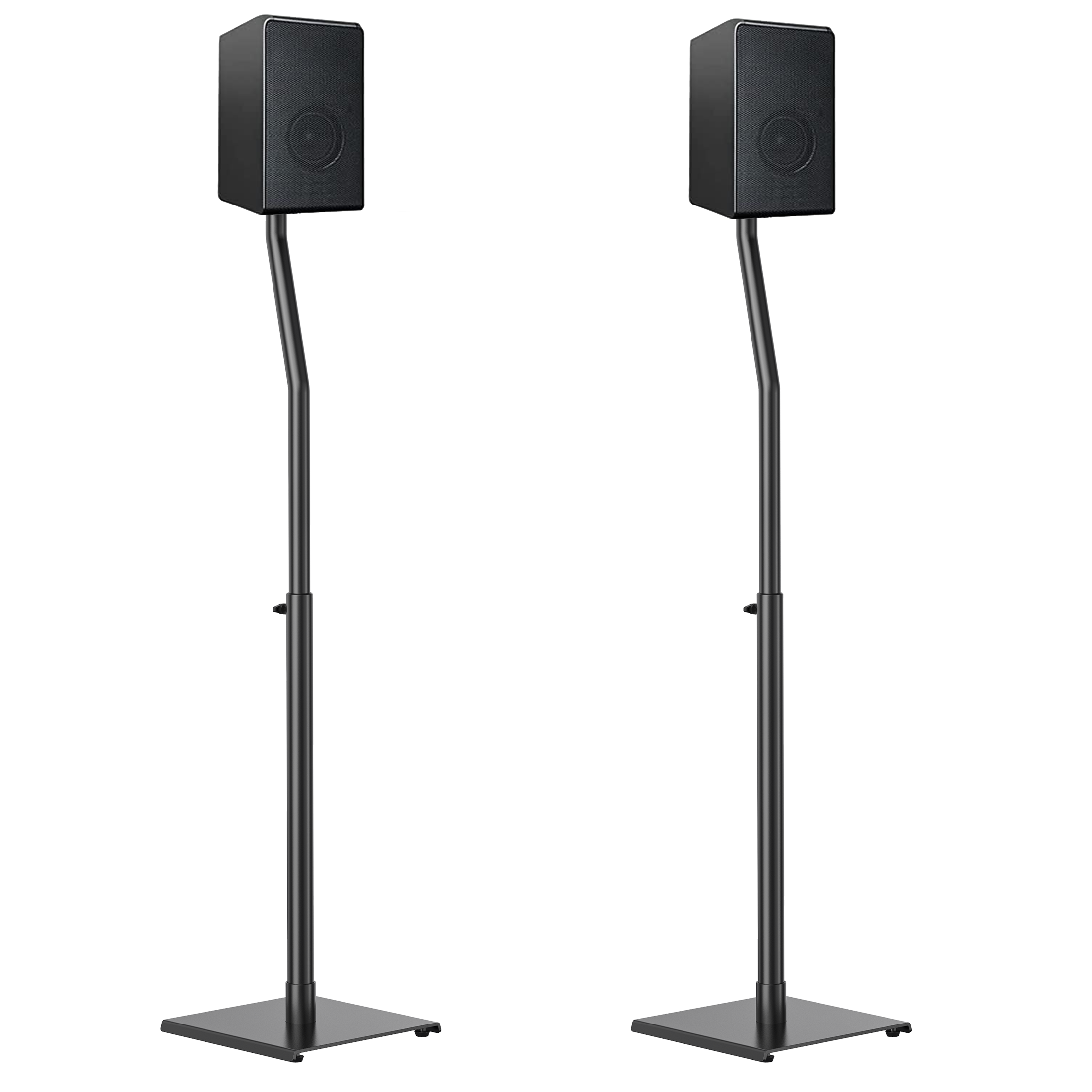 Mounting Dream Speaker Stand Floor Pair Height Adjustable 71-94cm Load 5kg for Surround Speaker Rear Speaker, with Internal Cable Management MD5401-03