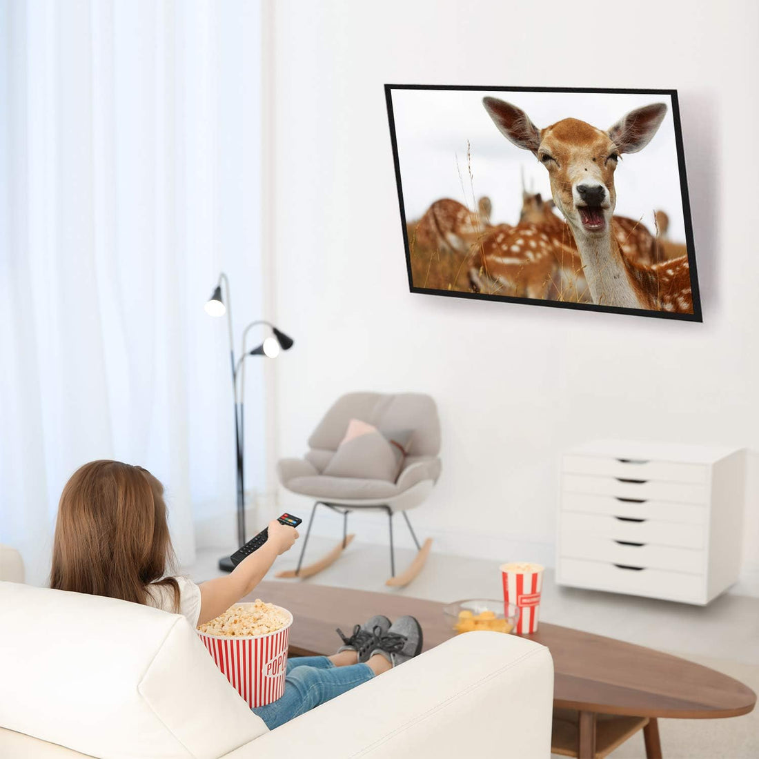 Mounting Dream Tilt TV Wall Bracket for 26-60" TV Max VESA 400x400mm 40kg MD2268-MK-02