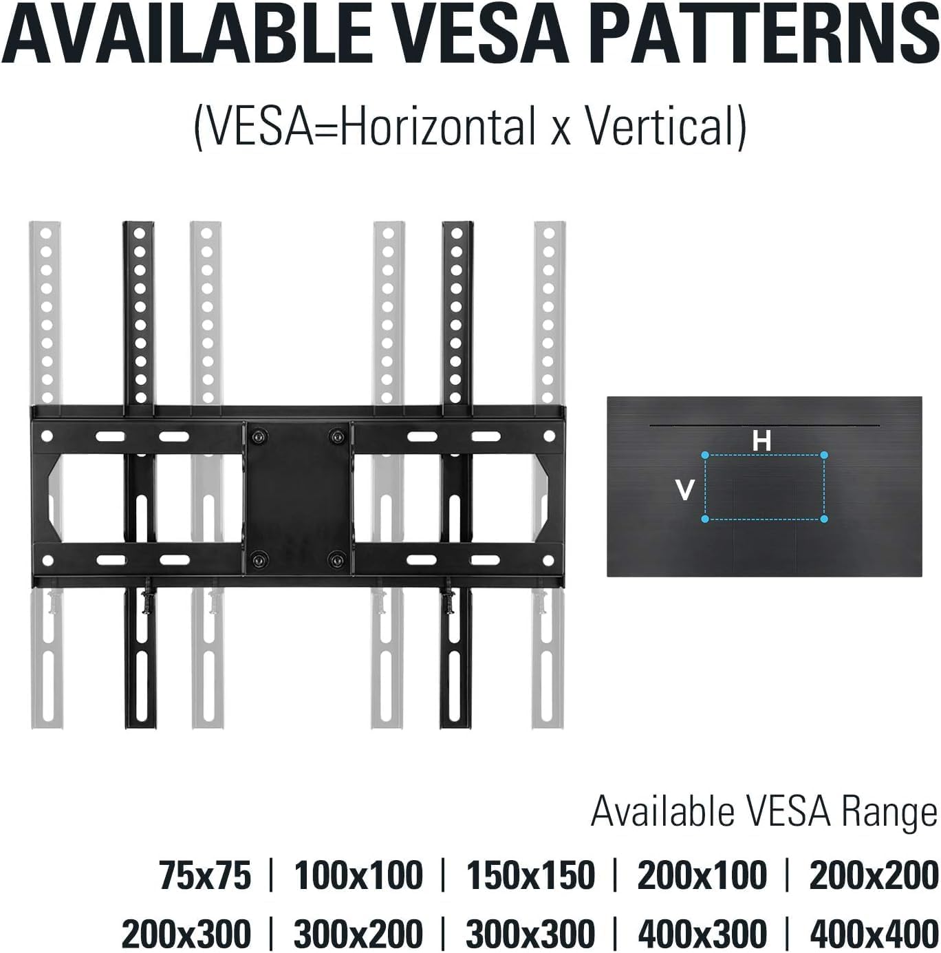 Mounting Dream TV Mount Full Motion TV Wall Mounts for 32-65 Inch Flat Screen TV, Wall Mount TV Bracket with Dual Arms, Max VESA 400x400mm and 99 LBS, Fits 16", 18", 24" Studs MD2380-24K-04 TV Mounts