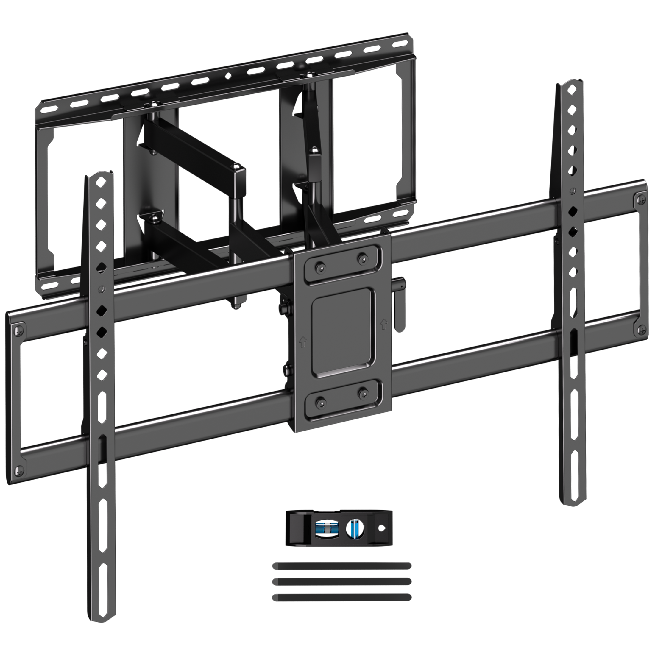 Fitmetal F27208 Full Motion TV Wall Mount for 47-92" TVs, Swivel Tilt Extension Leveling, up to 154 lbs Max VESA 600x400mm, Fits 16/18/24 inch Wood Stud